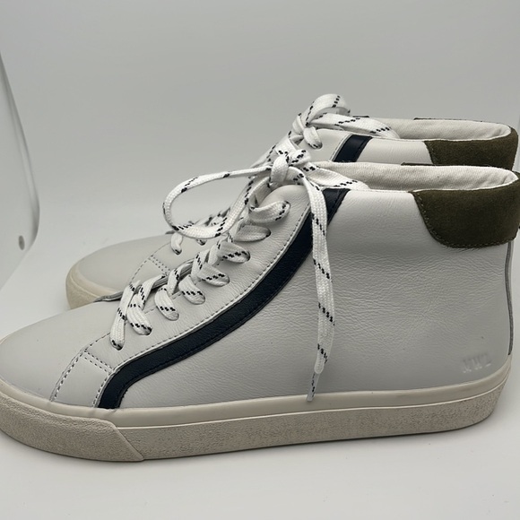 Madewell Sidewalk High-Top Sneakers in Colorblock Leather Unisex Size 8.5 NWOT - Picture 8 of 12